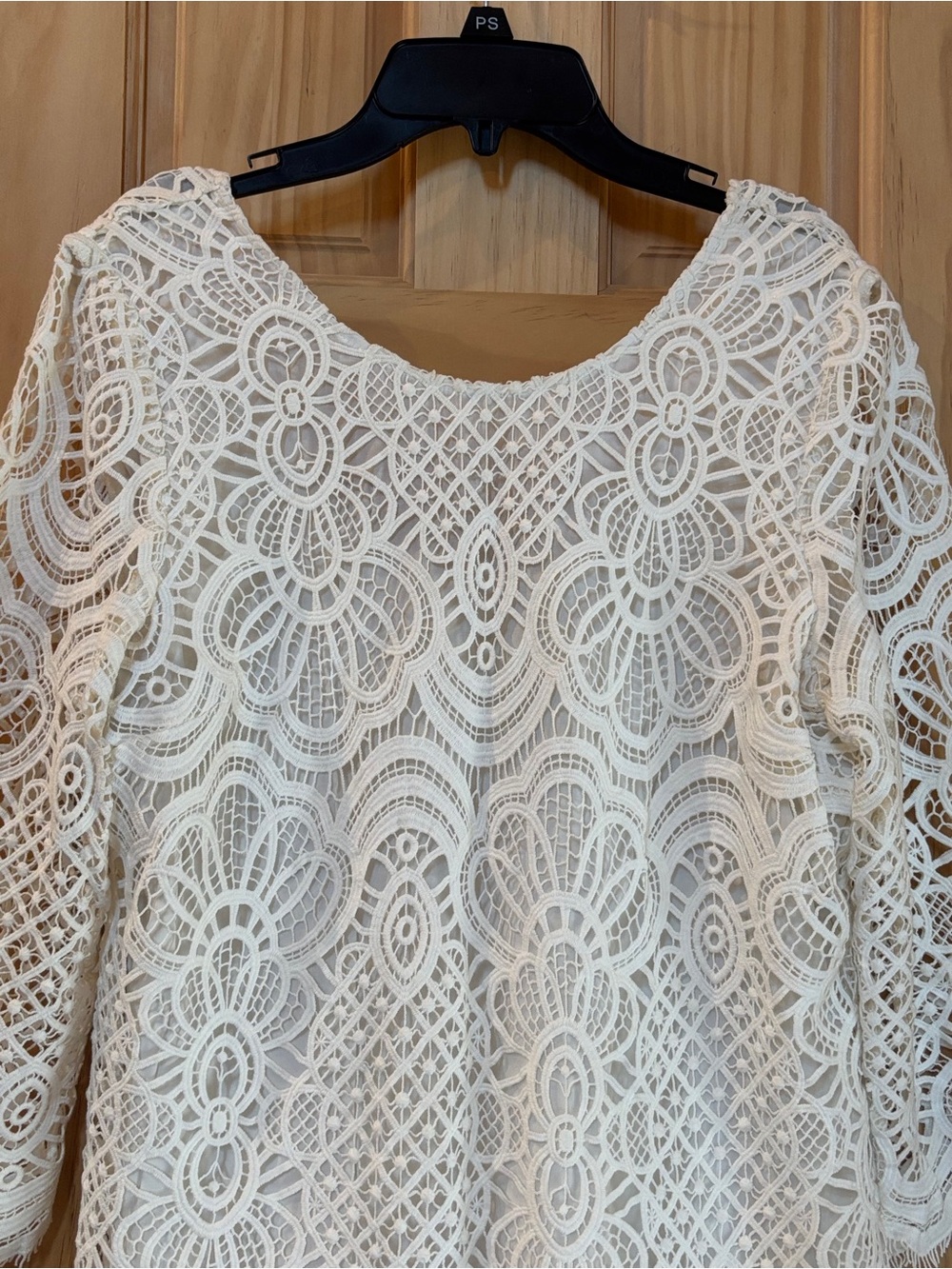 🆕 Sezane Sarah Crochet Ivory Dress Sz 40 - Picture 9 of 15